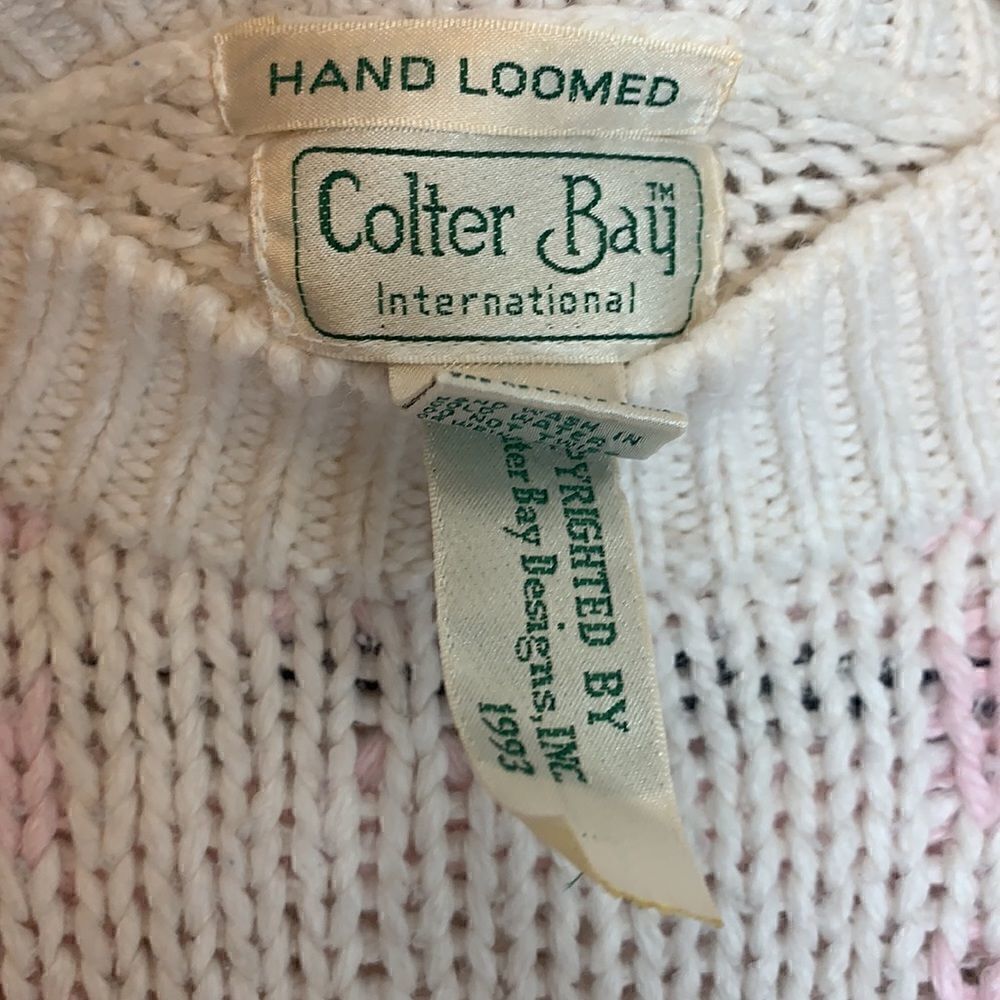 Vintage colter bay sweater medium knit (D1) - Picture 5 of 10